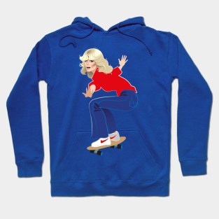 Skateboard Farrah Fawcett Hoodie